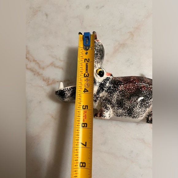 Rare Midcentury Modern Ceramic Pottery Hippopotamus Planter Made In Japan MCM - Picture 8 of 9